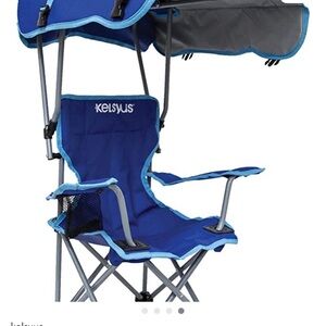 KELSYUS Kids Boy/Girl Canopy Chair Blue Backpack Straps Portable/Fold Up New